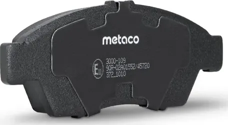 Колодки тормозные SUZUKI LIANA 01- перед. (Metaco). Артикул 3000109