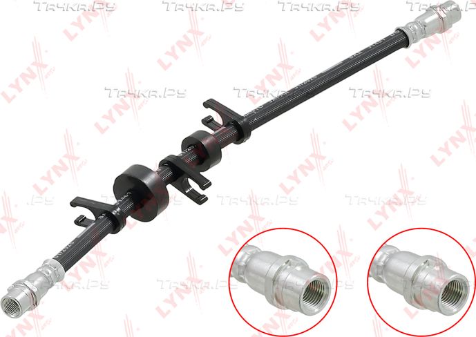 Тормозной шланг LYNXauto передний правый для Volkswagen Transporter T4 1997-2003. Артикул BL-3169