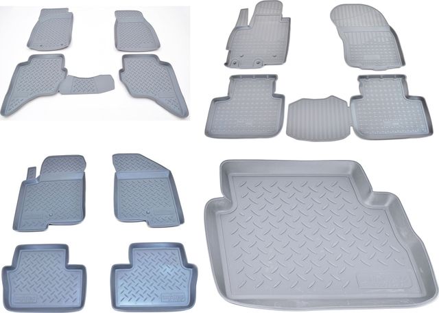 Коврики 3D Норпласт для салона Chery Tiggo 7 2016-2026 СЕРЫЕ. Артикул NPA11-C11-740-G