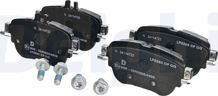 Тормозные колодки Delphi (Low-Metallic). Артикул LP3262