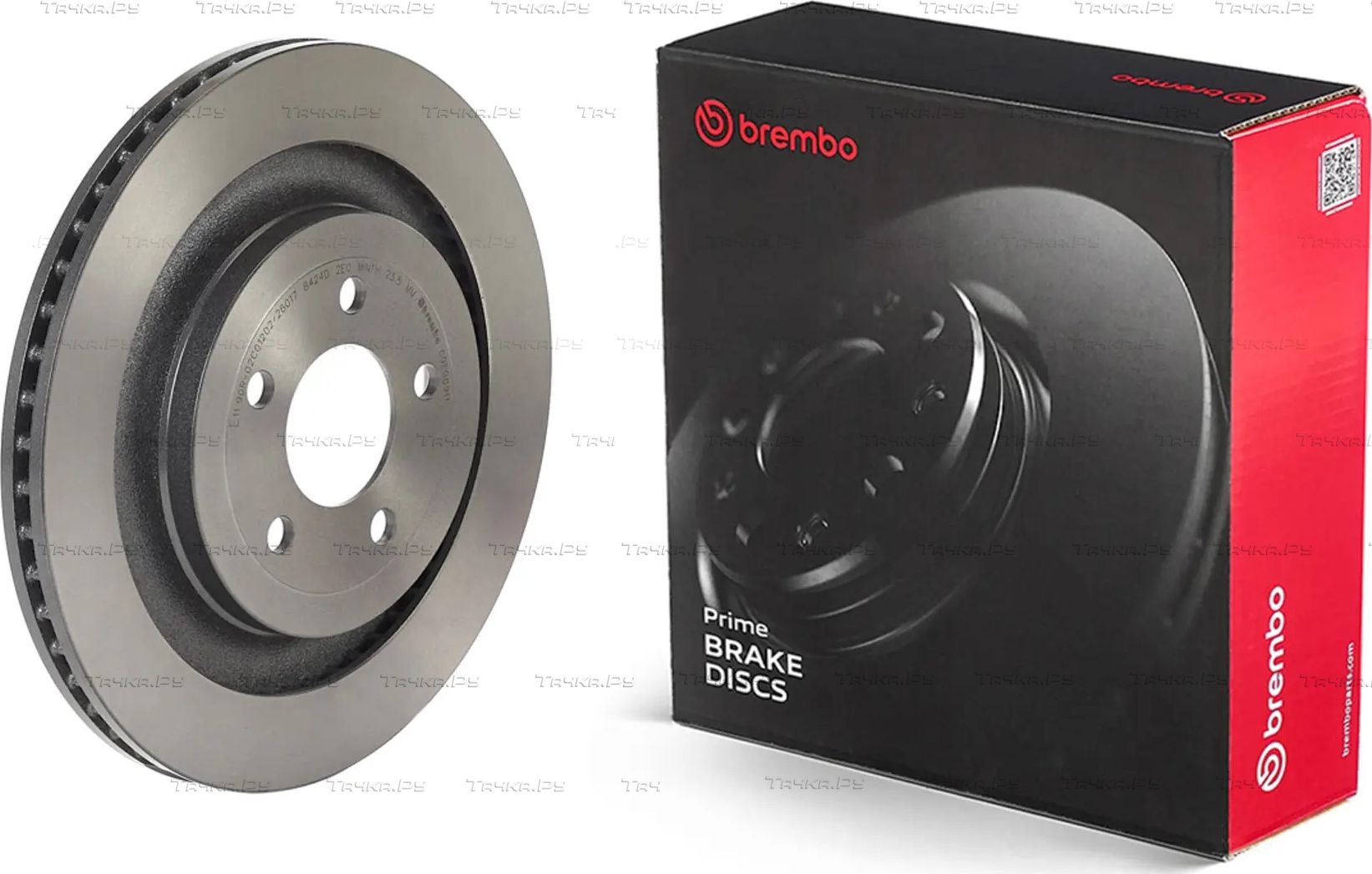 Тормозной диск Brembo PRIME LINE - UV Coated. Артикул 09.E989.11
