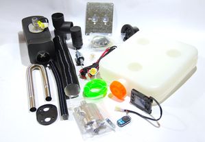 Обогреватель China воздушный стояночный GRIZZLY 24V/2кВт (пластик.бак 7л, с глушителем) дизель. Артикул 6933