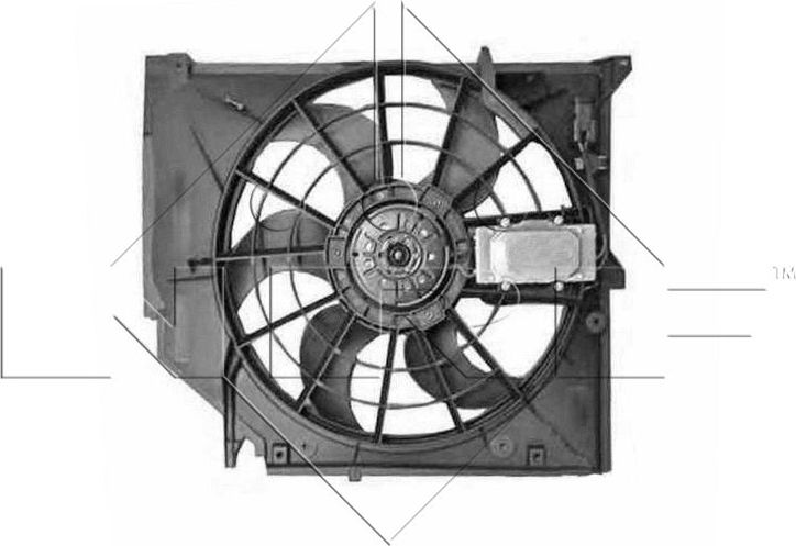 Вентилятор радиатора двигателя NRF. Артикул 47026