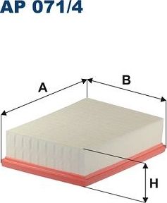 Воздушный фильтр Filtron. Артикул AP 071/4
