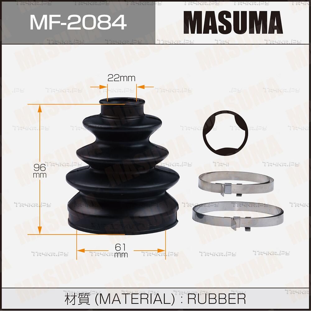 Пыльник ШРУСа внутренний Masuma передний для Toyota bB I 2000-2005. Артикул MF-2084