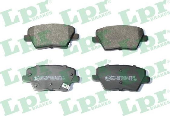 Тормозные колодки LPR. Артикул 05P2335