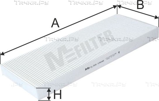 Салонный фильтр MFilter для Peugeot 807 I 2002-2014. Артикул K 9048