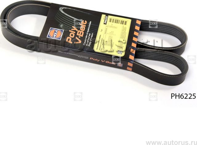 Приводной ремень поликлиновой HOLA. Артикул PH6225