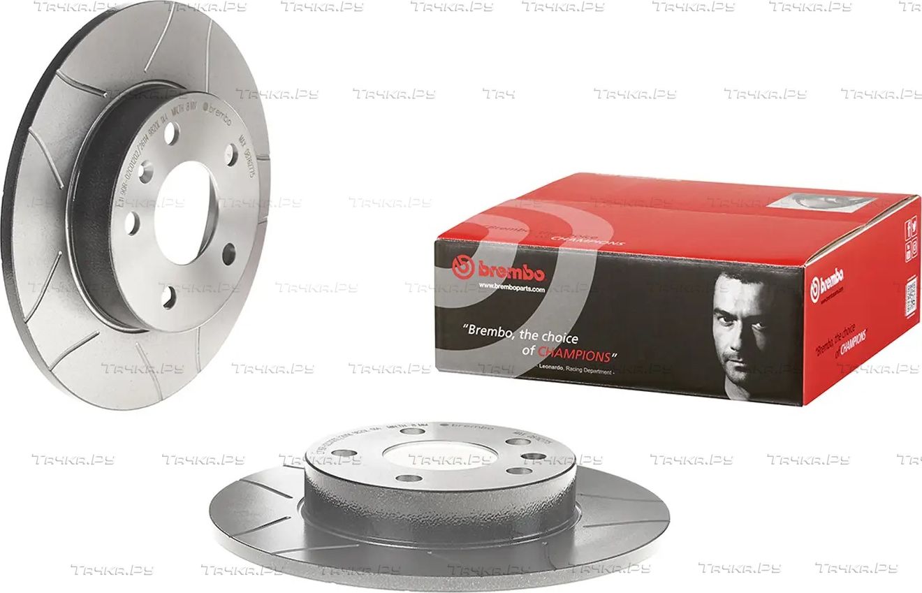 Тормозной диск Brembo XTRA LINE - Max задний для Opel Astra H 2004-2014. Артикул 08.7627.75