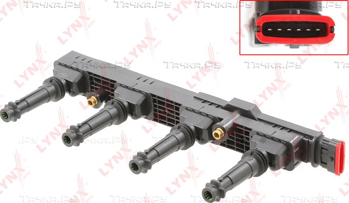 Катушка зажигания LYNXauto для Opel Zafira B 2005-2010. Артикул SPL1143