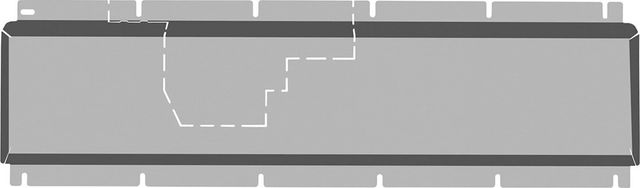 Защита алюминиевая NLZ для топливных трубок (с подрезкой под эл. пороги) Lixiang L7 4WD 2024-2026. Артикул NLZ.28.02.730A