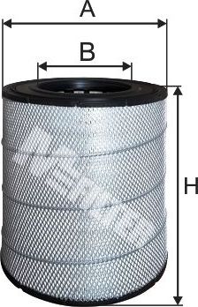 Воздушный фильтр MFilter для Scania G 2004-2015. Артикул A 544