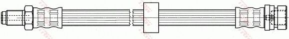 Тормозной шланг TRW. Артикул PHB508