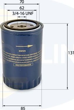 Масляный фильтр Comline для SEAT Ibiza II 1996-2002. Артикул EOF078