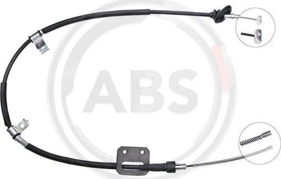 Трос ручника (тросик ручного тормоза) ABS. Артикул K18777