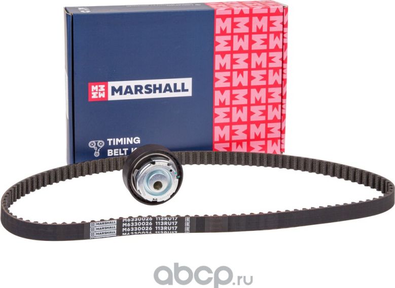 Комплект ГРМ Lada Granta 11-, Kalina 04-, Kalina II 13-, Largus 16-, PRiora 11- (Marshall) Marshall. Артикул M6330026