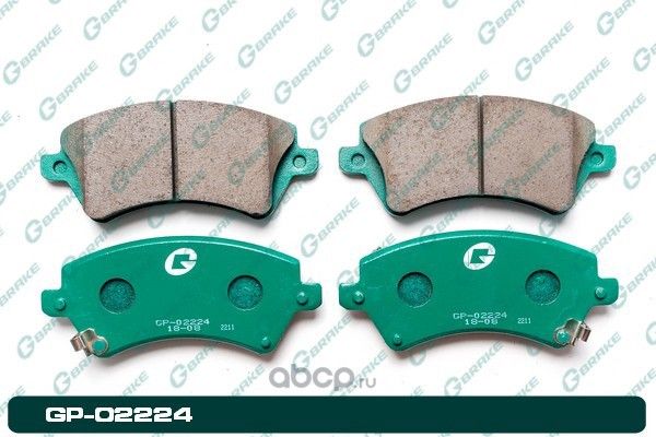 Колодки тормозные дисковые (G-Brake). Артикул GP02224