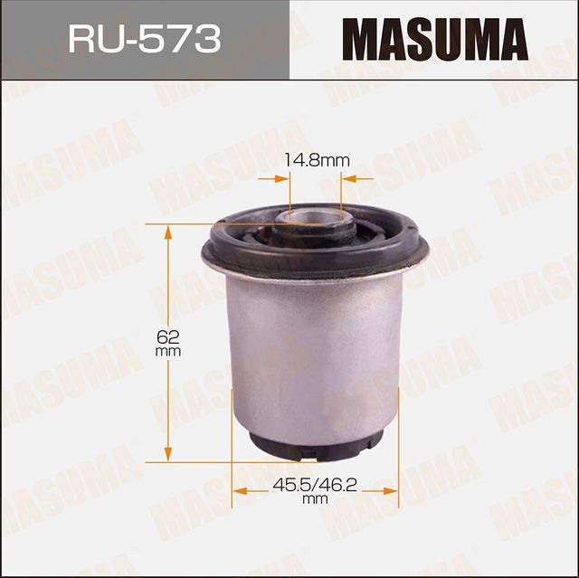 Сайлентблок переднего рычага подвески Masuma. Артикул RU-573