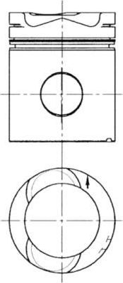 Поршневая група Kolbenschmidt для Scania 3 1991-1997. Артикул 91639600