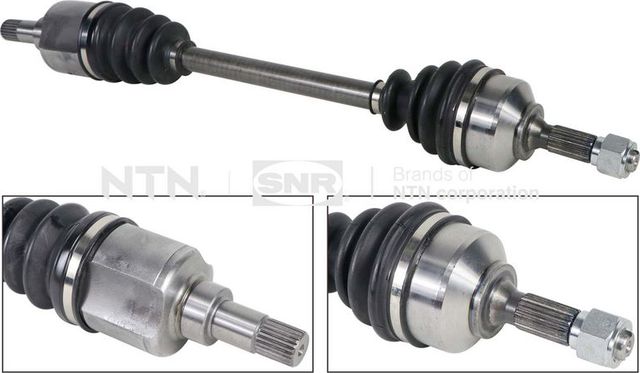 Полуось (привод в сборе, приводной вал) NTN / SNR передняя левая для Citroen DS3 I 2013-2015. Артикул DK59.011