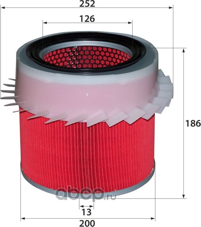 Фильтр воздушный (RB-Exide). Артикул A427