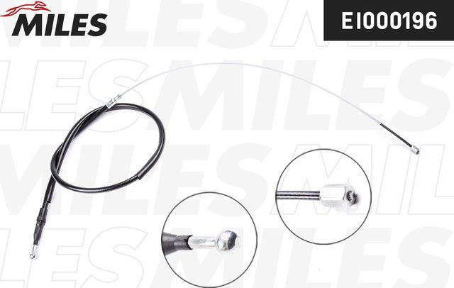 Трос ручника (тросик ручного тормоза) Miles. Артикул EI000196