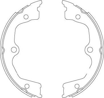 Тормозные колодки (стояночная тормозная система) TRW. Артикул GS8821