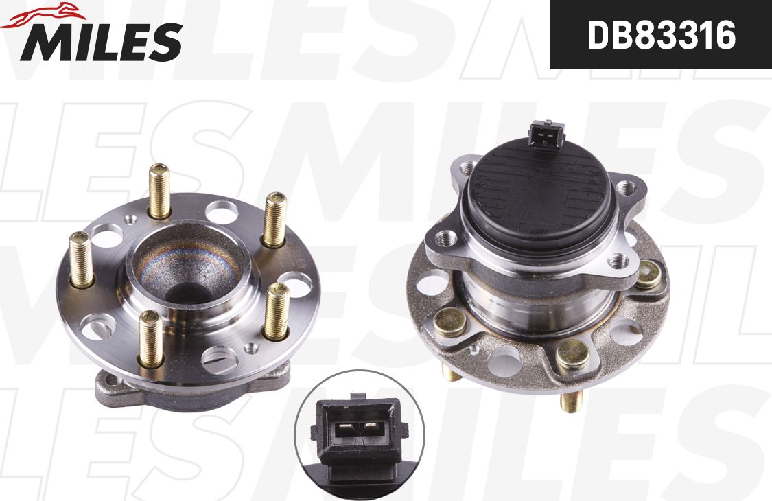 Ступица колеса с интегрированным подшипником Miles. Артикул DB83316