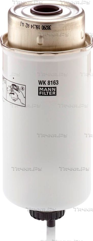 Топливный фильтр Mann-Filter для Fendt Vario 2010-2026. Артикул WK 8163
