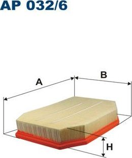 Воздушный фильтр Filtron. Артикул AP 032/6
