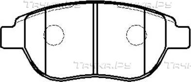 Тормозные колодки HSB передние для Peugeot 207 I 2006-2015. Артикул HP9602