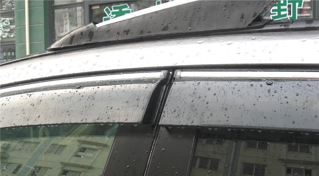 Дефлекторы "Alvi-Style" для окон (с хром. молдингом) Ford Fiesta VI 5-дв. 2008-2015. Артикул ALV110