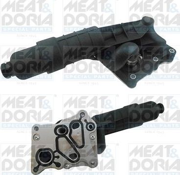 Радиатор масляный (маслоохладитель) для двигателя Meat & Doria. Артикул 95231