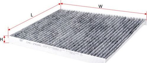 Салонный фильтр Sakura. Артикул CAC-29040