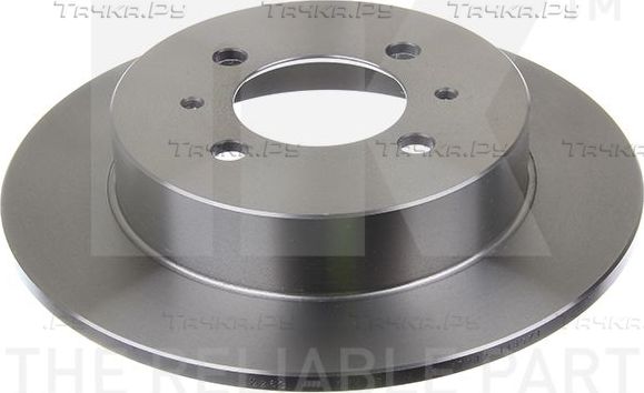 Тормозной диск NK задний для Nissan Sunny N14 1990-1995. Артикул 202263