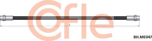 Тормозной шланг Cofle. Артикул 92.BH.ME047