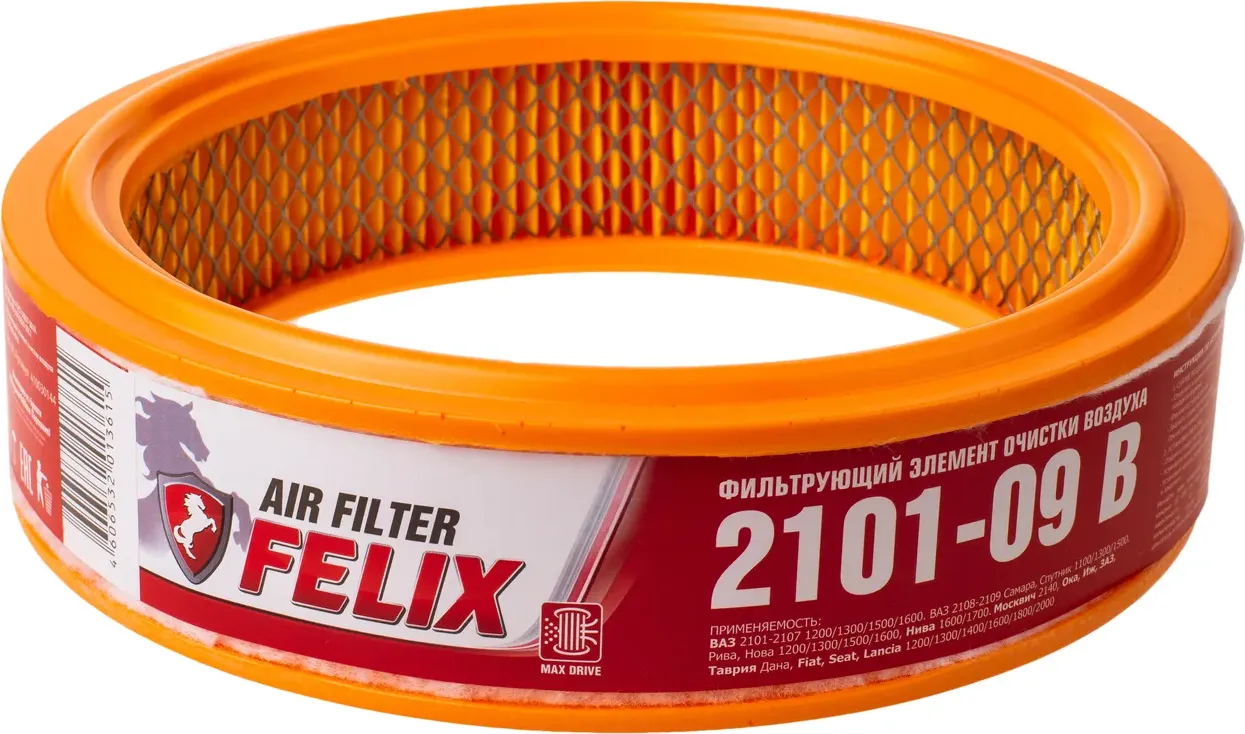 Фильтр воздушный 2101-09 (карбюр) (FELIX). Артикул 410030144