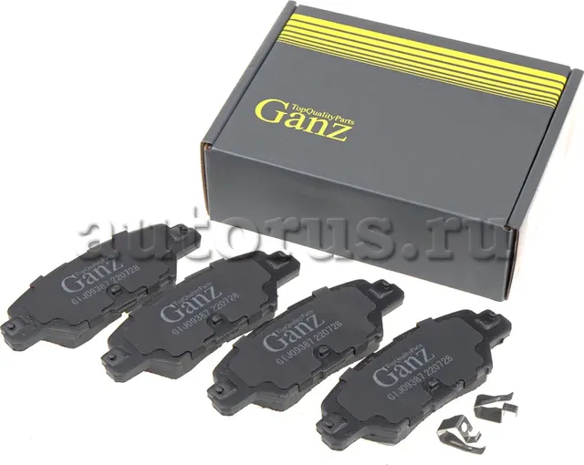 Колодки задние (Ganz). Артикул GIJ09387