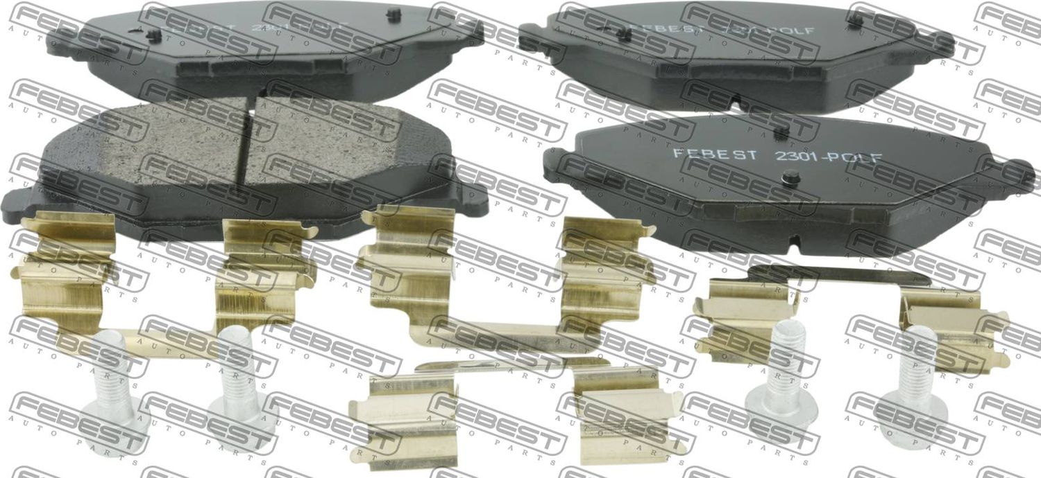 Тормозные колодки Febest. Артикул 2301-POLF
