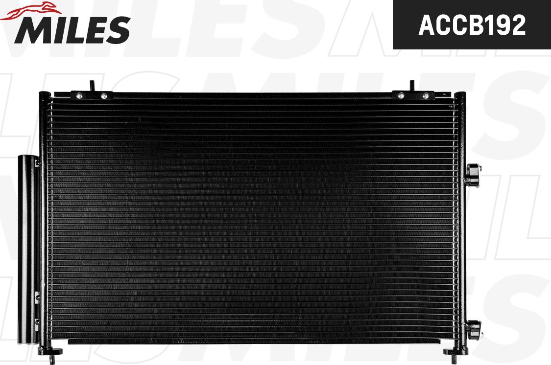 Радиатор кондиционера (конденсатор) Miles (алюминий). Артикул ACCB192
