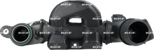 Патрубок интеркулера NRF (полимерный материал) для Peugeot 407 2004-2010. Артикул 166645