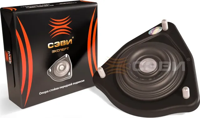 ОПОРА СТОЙКИ 2190,2192-94 ВЕРХ ПЕР (СЭВИ) СО СМЕЩ. 6 ММ. БЕЗ ПОДШИПНИК (Sevi). Артикул 1127