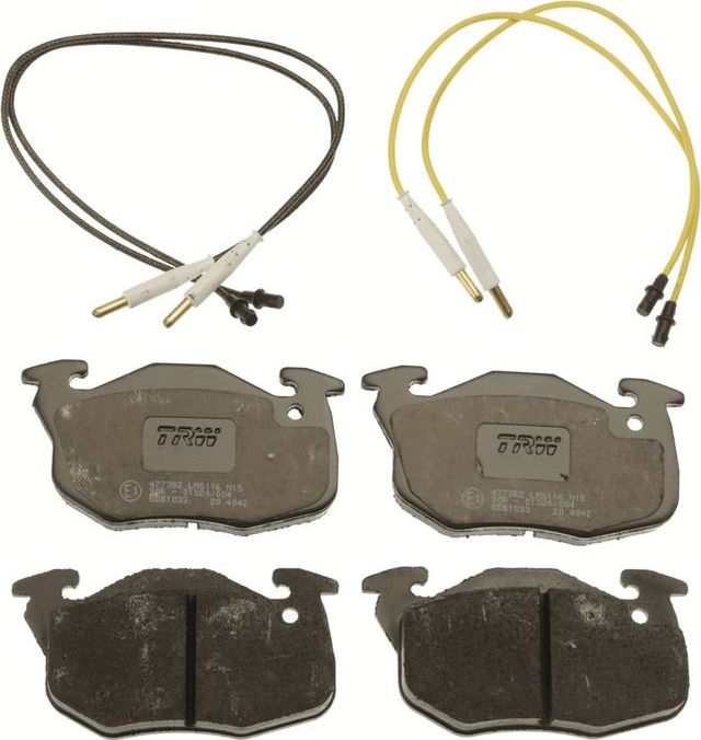 Тормозные колодки TRW COTEC передние для Mega Club 1994-1999. Артикул GDB1033