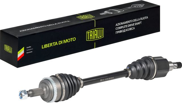 Полуось (привод в сборе, приводной вал) Trialli передняя левая для Lada Vesta I 2019-2026. Артикул AR 852