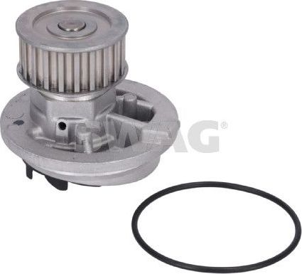 Помпа (водяной насос) SWAG (Алюминиевое литье) для Opel Ascona C 1982-1988. Артикул 40 15 0015