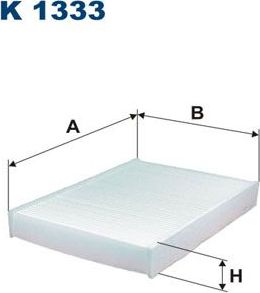 Салонный фильтр Filtron. Артикул K 1329A