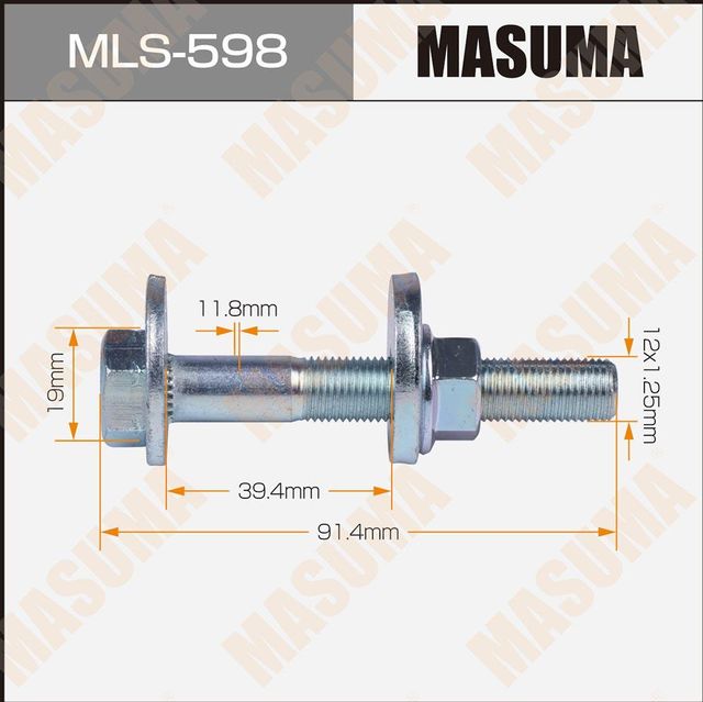 Болт развальный Masuma. Артикул MLS-598