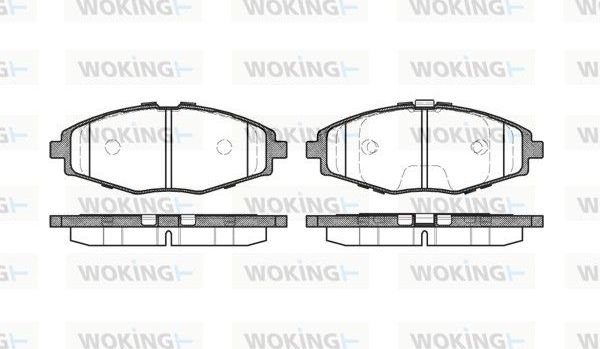 Тормозные колодки Woking. Артикул P7963.00