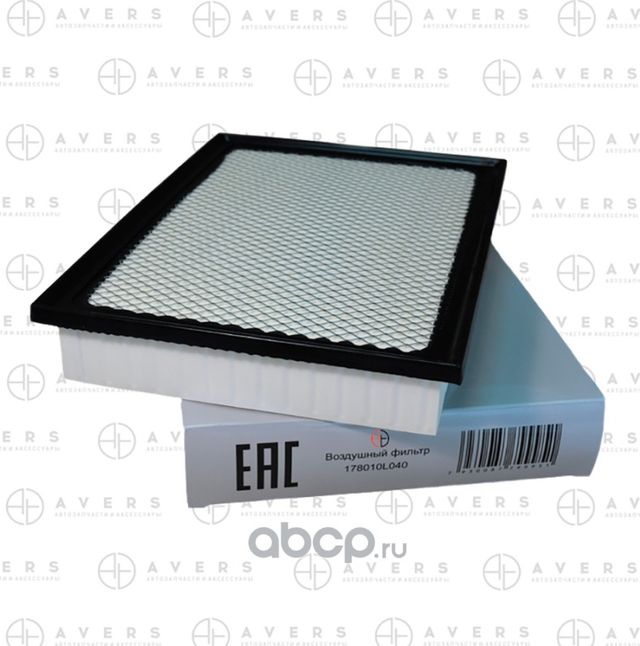 Воздушный фильтр (Avers). Артикул 178010L040AV