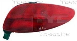 Фонарь задний TYC правый для Peugeot 206 1998-2003. Артикул 11-0115-01-2